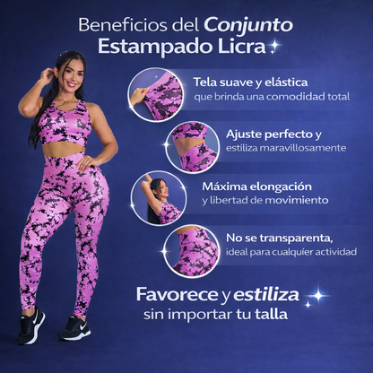 Conjunto Estampado licra