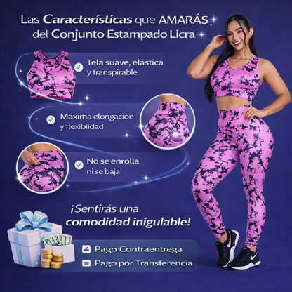 Conjunto Estampado licra