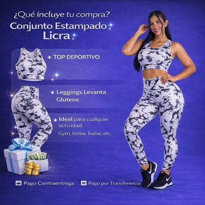 Conjunto Estampado licra